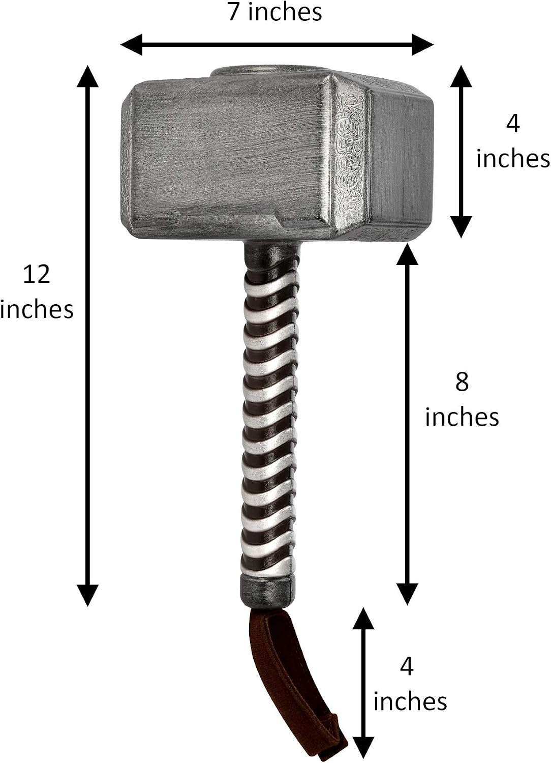Rubie's Marvel Avengers: Endgame Mjolnir Hammer Costume Accessory