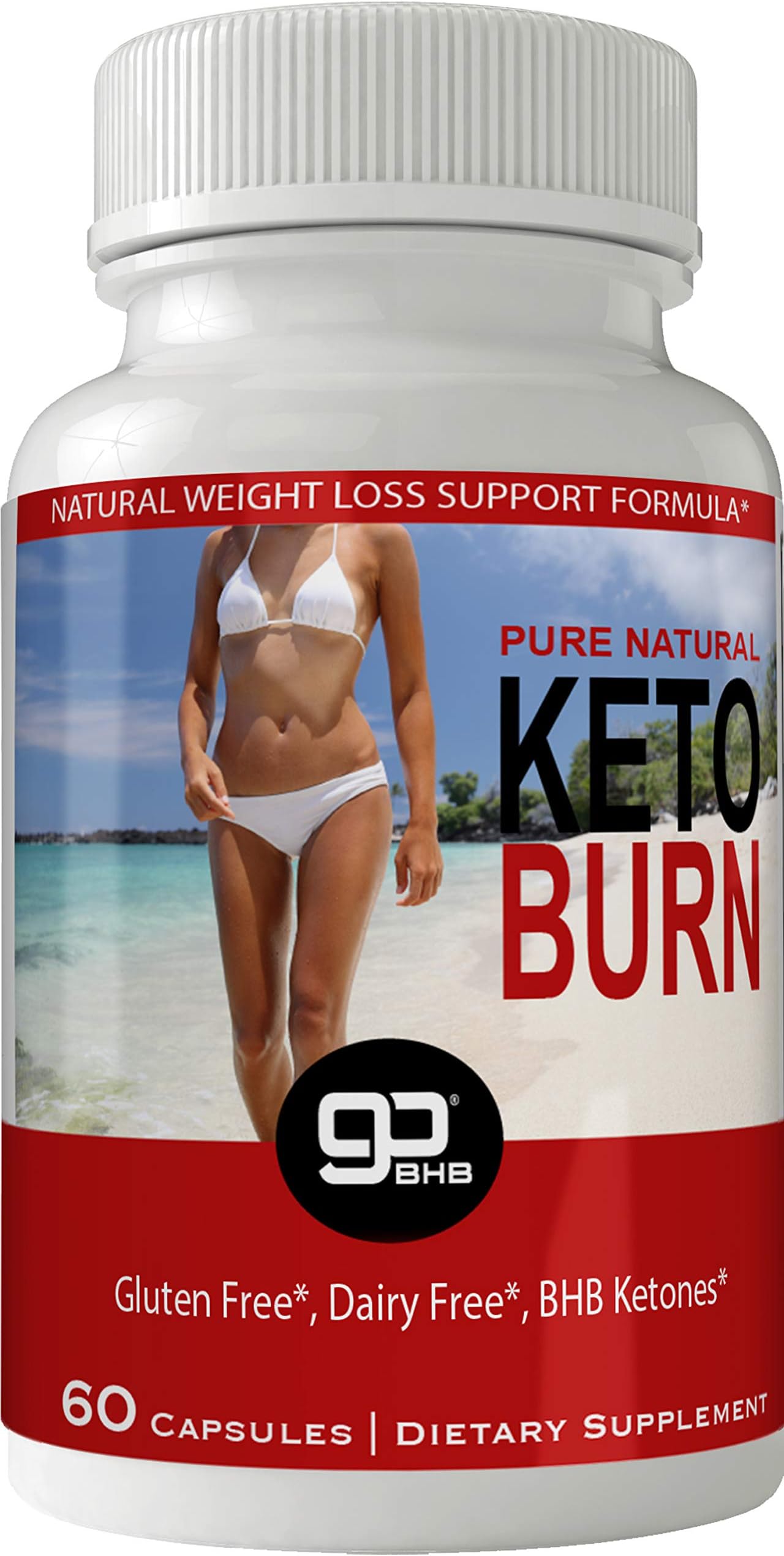Pure Natural Keto Burn Weight Loss Support Pills, BHB Burn Fat Supplement Pill, 800 mg Formula with New True Slim GO BHB Salts Formula, Advanced Appetite Suppressant Capsules …