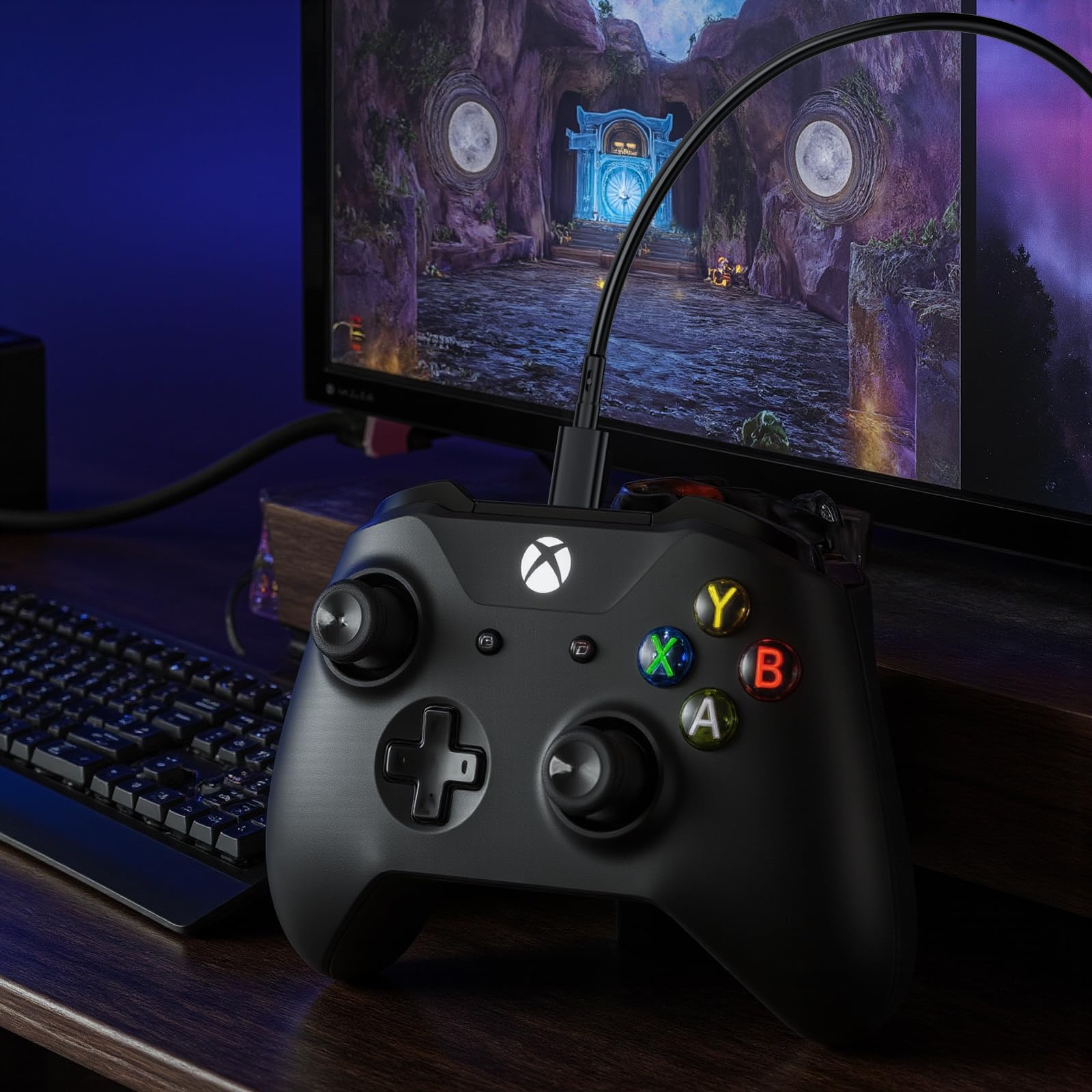Câble de charge pour manette PS5 pour Xbox Series X S, câble USB C de 3 m pour Sony Playstation 5, câble de charge de type C pour Nintendo Switch, 3 mètres