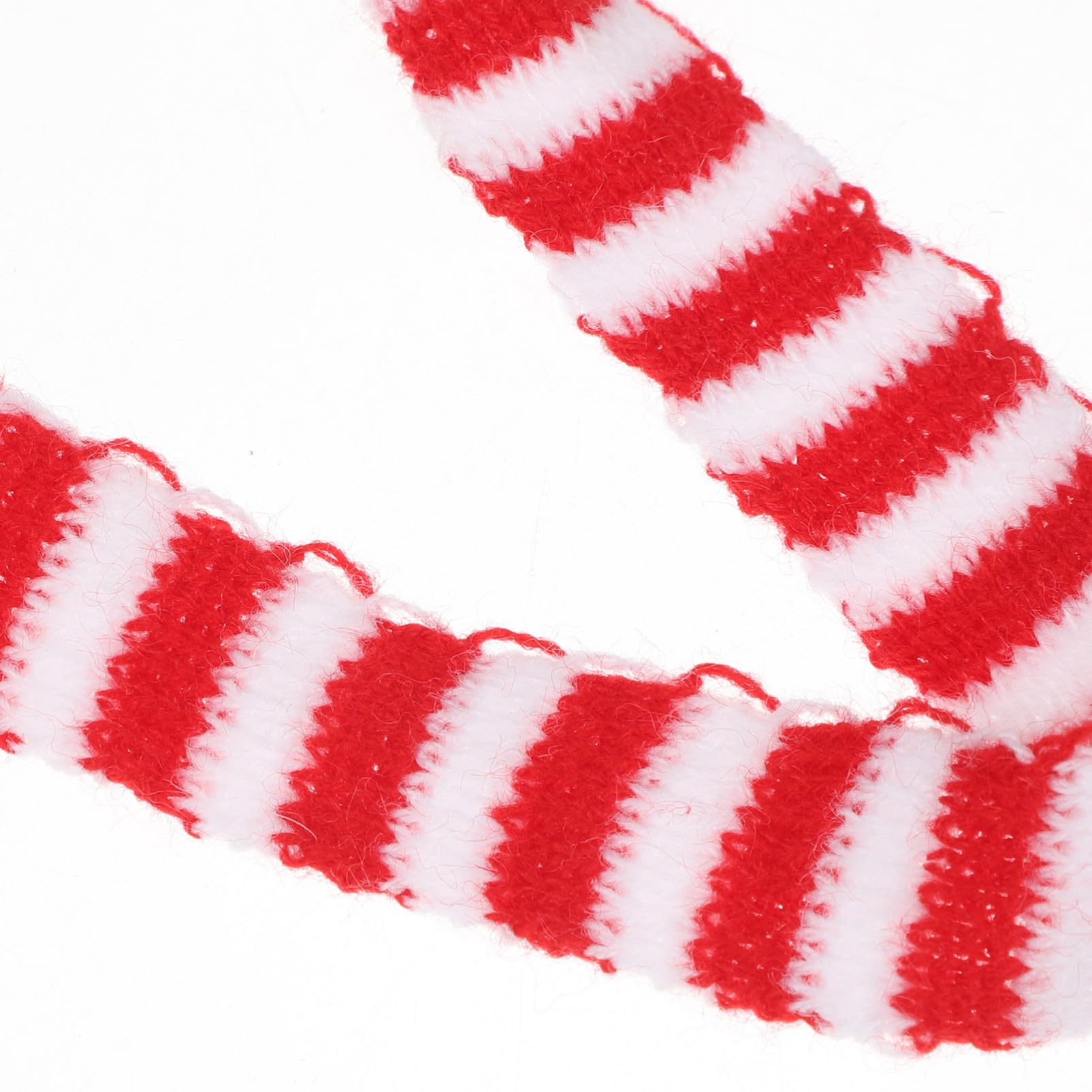Ipetboom Mini Sciarpe Natalizie per Bottiglie Decorazioni Rosse e Strisce per Natale Accessori Festivi per Decorare La Casa e gli Ospiti
