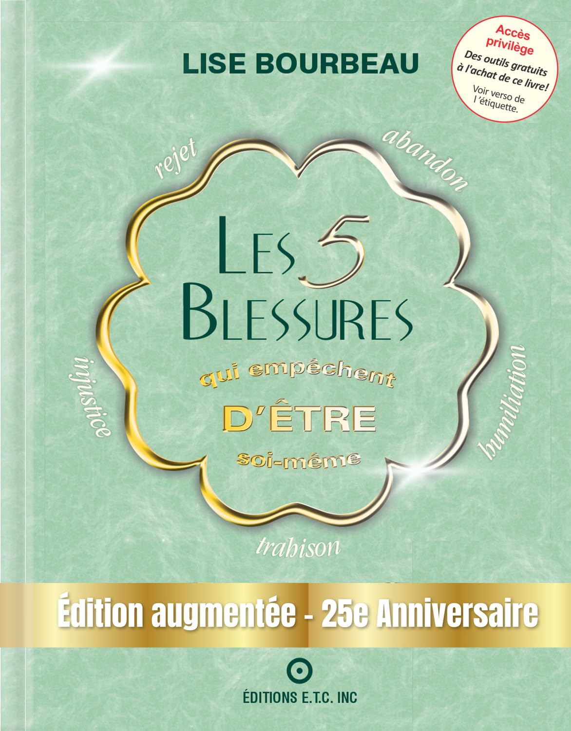 Les 5 blessures qui empêchent d'être soi-même - Edition augmentée - 25e Anniversaire - Edition spéciale - Tirage limité
