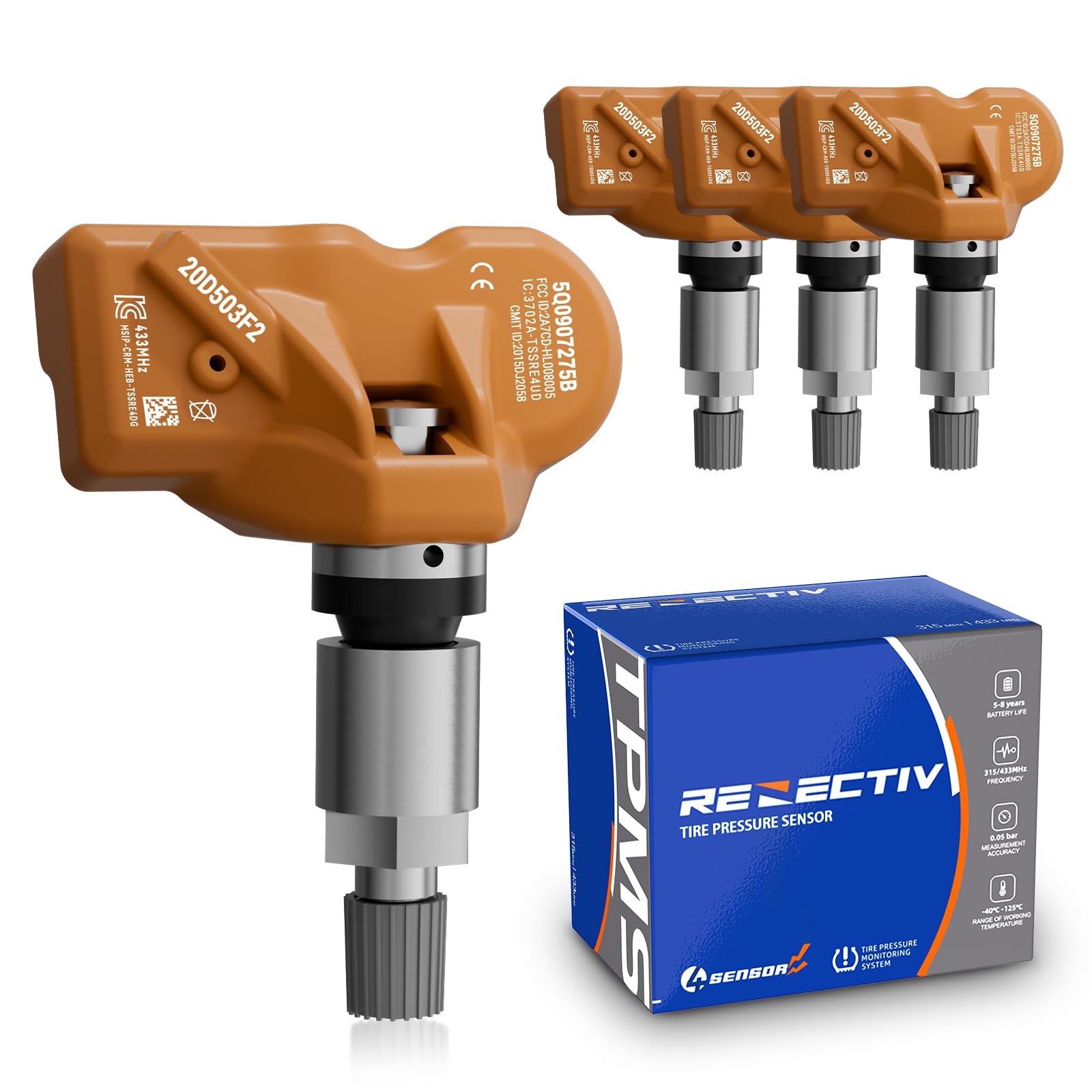 Photo 1 of RENECTIV TPMS Replacement Sensors (4-Pack)