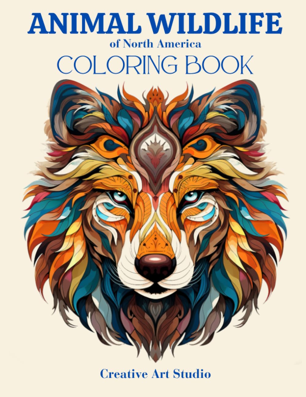 Animal Wildlife of North America: Coloring Book