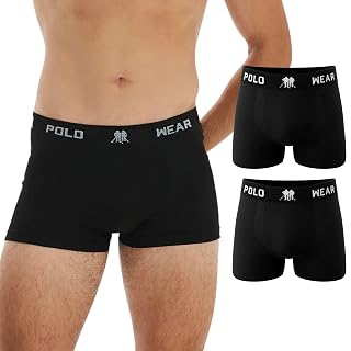 Kit 2 Cuecas Boxer Polo Wear Microfibra sem Costura