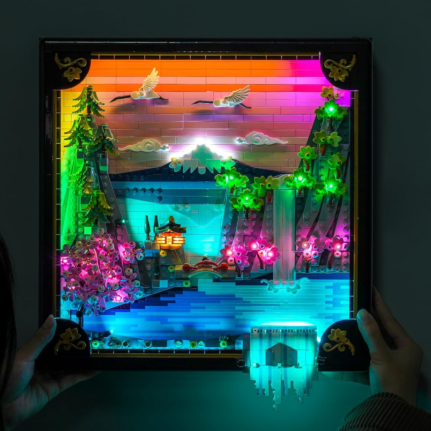 LED Lighting Compatible with Lego 31218 Japanese Cherry Blossom Landscape - JUST Lights,Light Kit Compatible with Lego Art 31218,NOT Included The Model