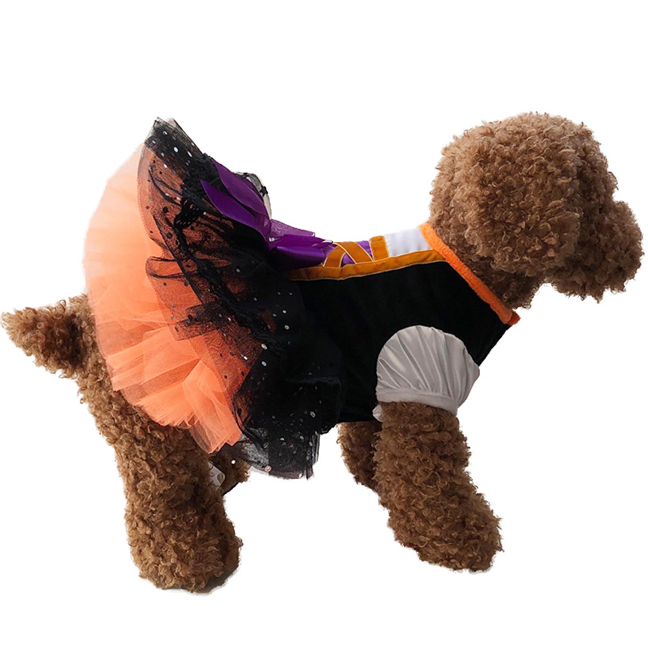 ♥︎︎Rossher♡♡♥︎︎ ハンドメイド犬服 ハロウィン チュールワンピース Amazon | リアル 犬服 ハロウィン 小型犬 ハロウィーン コスチューム