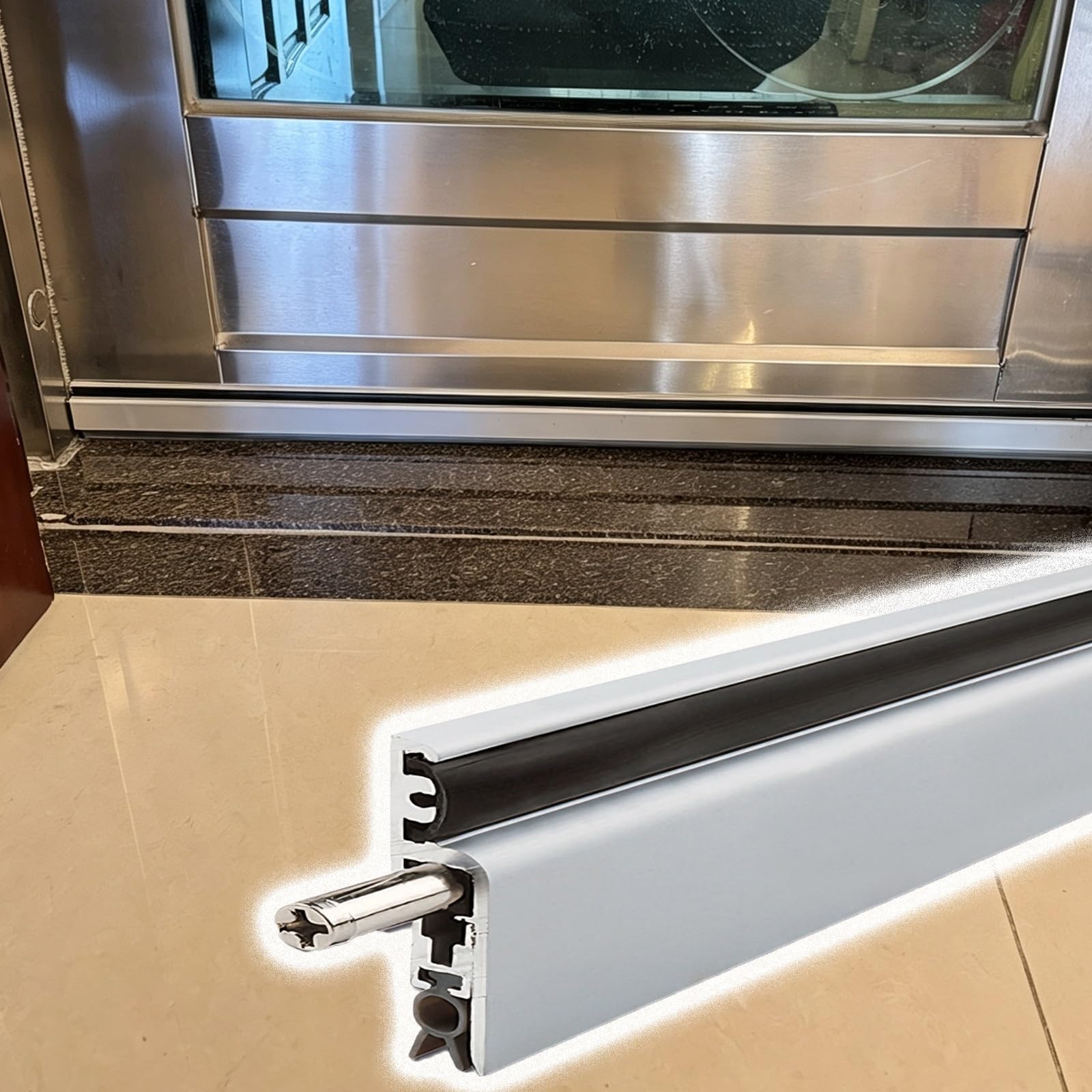 Guarnizione Automatica per Porta Guarnizione Inferiore Automatica della Porta in Alluminio A Caduta
