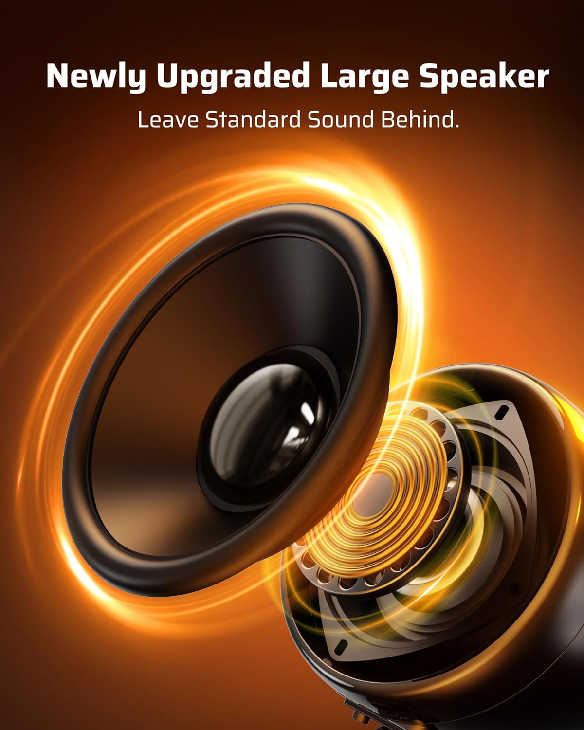 Ehaho Motorcycle Speakers Bluetooth Waterproof 4 Pack, 1200W 4" Stereo Audio System with Class-D Amplifier, FM Radio, USB, 0.75-1.25" Handlebar Mount Kit for Harley ATV UTV Golf Cart - Silver