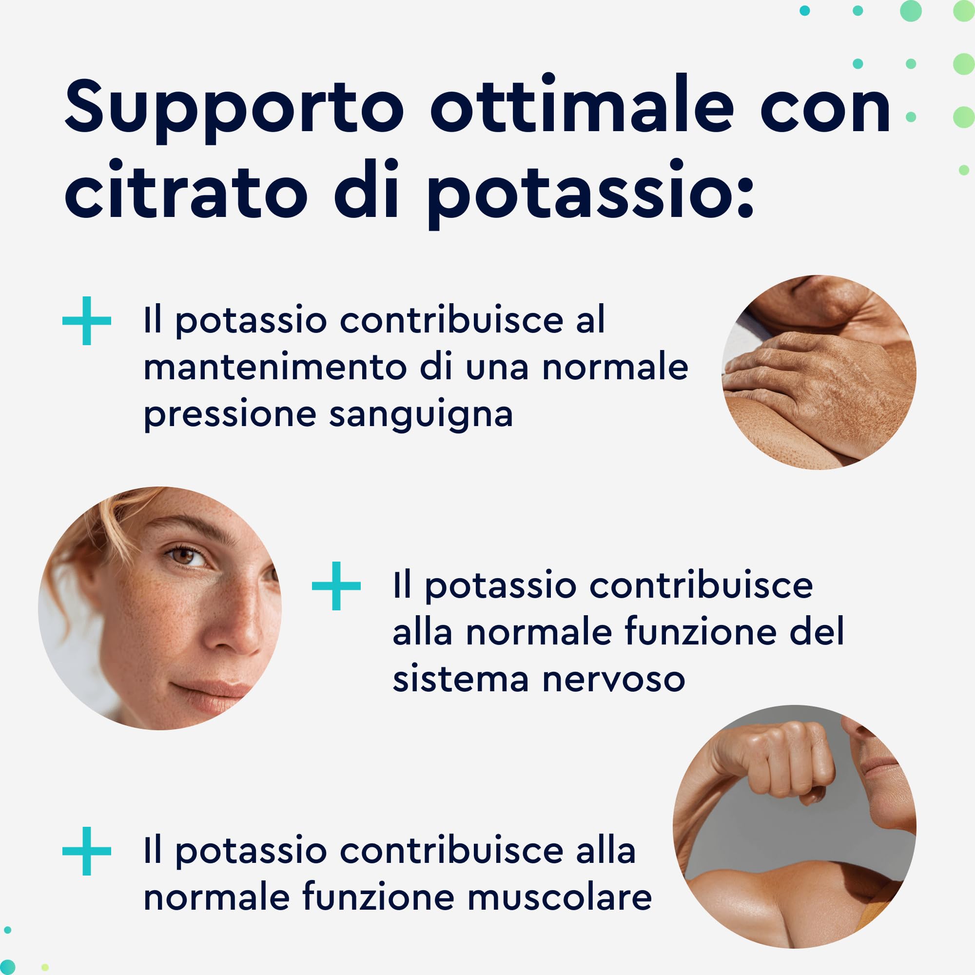 Potassio Integratore, 270 Capsule, Eletto PRODOTTO DELL'ANNO 2025, Vegano, 800mg Citrato di Potassio Puro, Scorta 4 Mesi, Supporto Muscoli Nervi e Pressione Sanguigna, Senza Additivi, 100% Vegan