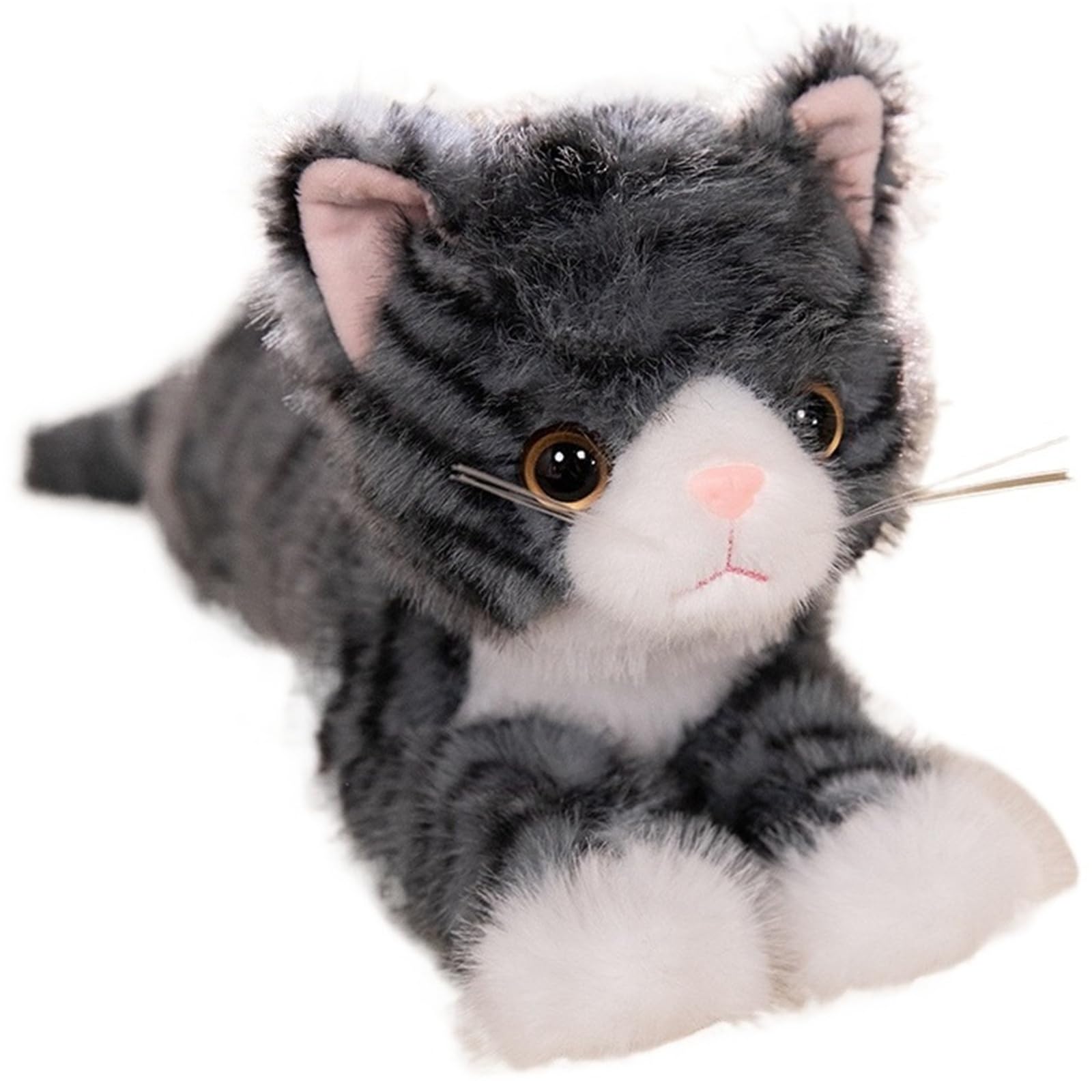 KUKUShining Cat Plush, Soft Cute Stuffed Animals Doll Kitten Hugging Pillow Sitting Cats Plushie Toy for Childrens Boys Girls(Blue,40cm/15.75in) โ image 1