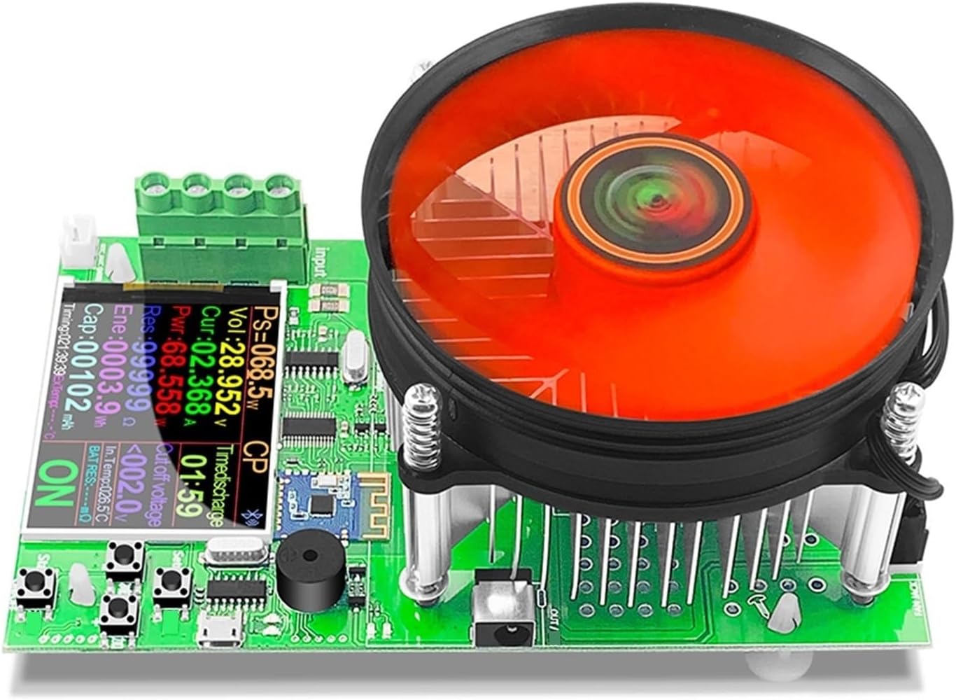 150W 20A Battery Capacity 4-Wire Tester DC USB Tester Electronic Load Lithium Discharge Monitor Power Supply Checker