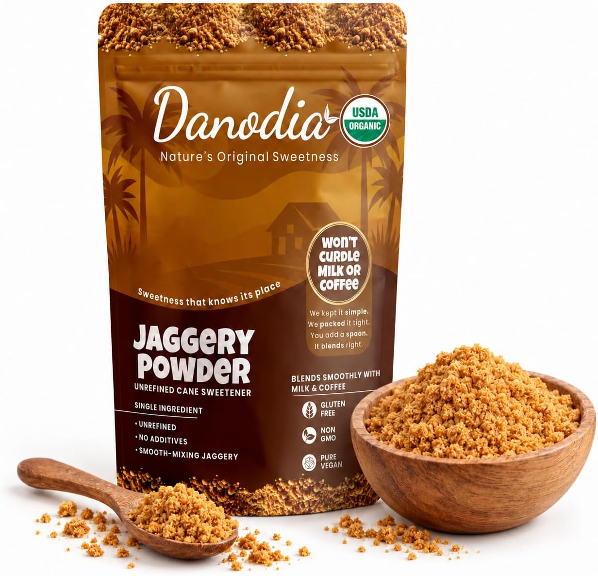 Danodia Foods Jaggery Powder (Gur Powder), 950g
