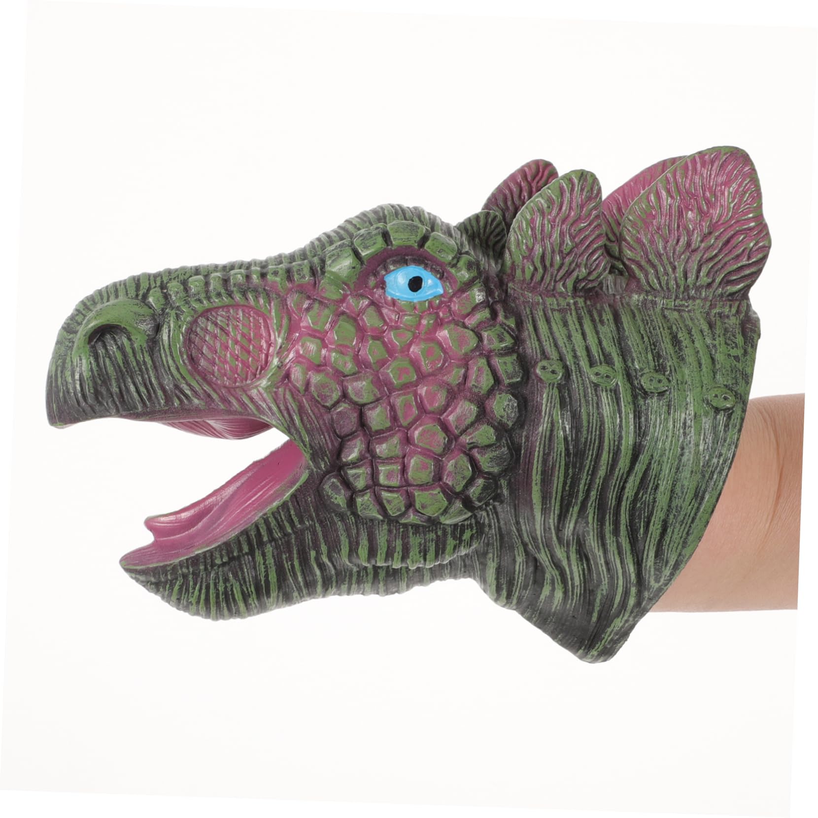 HANABASS 4pezzi Marionetta Mano Testa di Dinosauro Figura Giocattolo Burattino Mano Guanto per Ragazzo Ragazza Ragazza Piccoli Animale Giocattolo Forma per Giochi di Ruolo