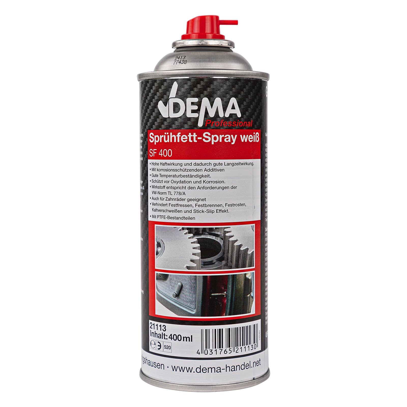 PROFESSIONAL Sprühfett Weiß Spray Universalschmiermittel