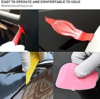 Vista 4 de JIURUN 36 piezas Kit de tinte para ventana de coche, herramienta de envoltura de vinilo, herramientas de espátula para tinte de ventana, kit