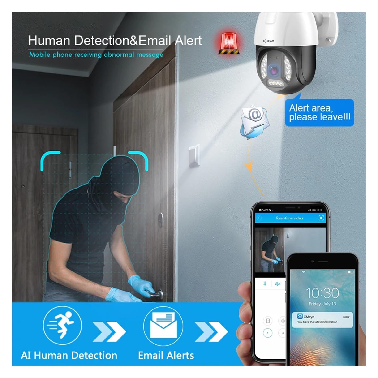 Sistema de cámaras de Seguridad 4K PTZ, Kit NVR, 8 Canales, 8MP, PoE(4T,8MP 8PCS Camera)