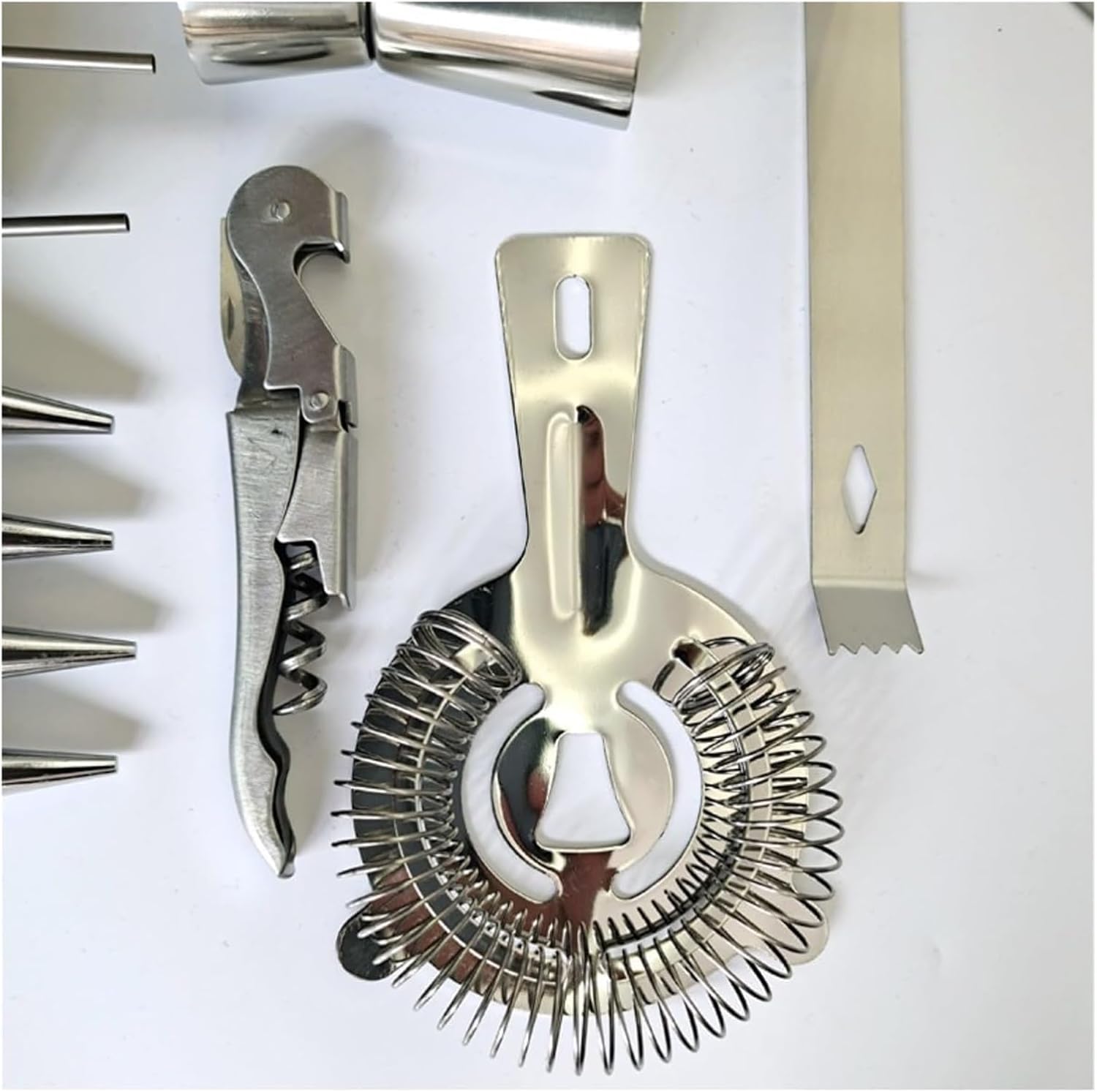 スタンドバー付きステンレス製カクテルシェーカー