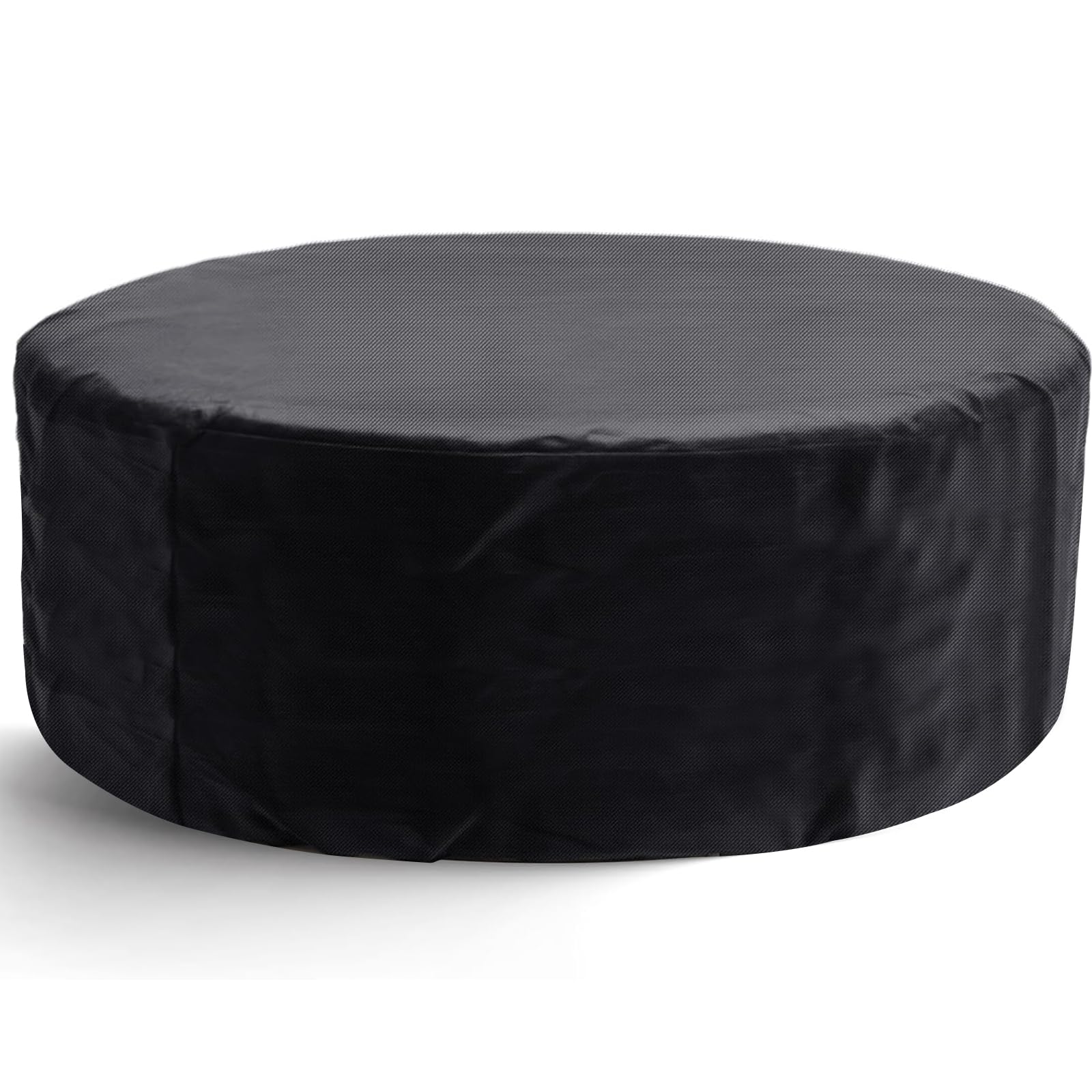 YumSur 215×70CM Round Hot Tub - 420D Full Coverage UV Resistant Waterproof Portable Spa Safety Protector for Outdoor 6-Person Usage