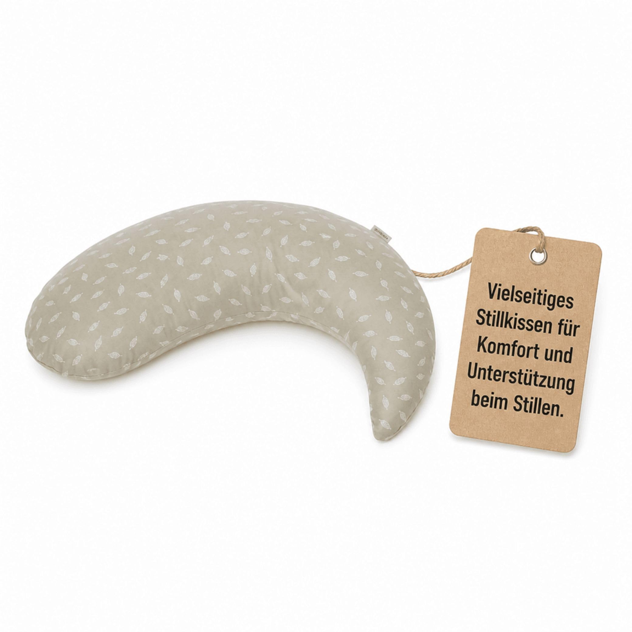 Set Theraline Stillkissen Yinnie & Spucktuch Blaubär | Schmuse- und Lesekissen 135 cm x 35 cm | Bauchstützkissen mit sandfeinen Perlen | Schmusekissen inkl. Außenbezug
