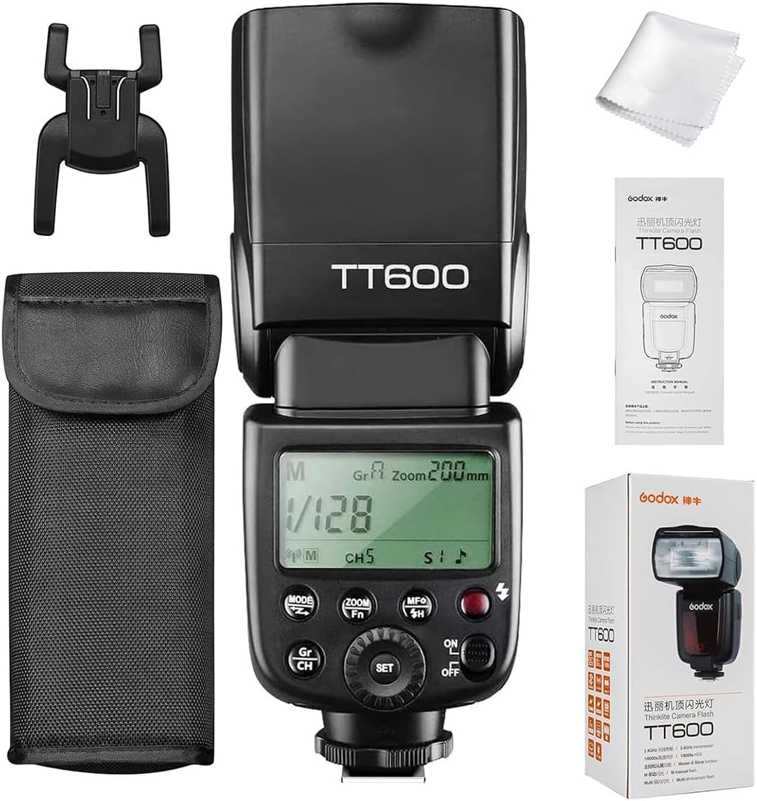 Godox TT600 2.4G Wireless Flash Speedlite Master/Slave Flash with Built ...