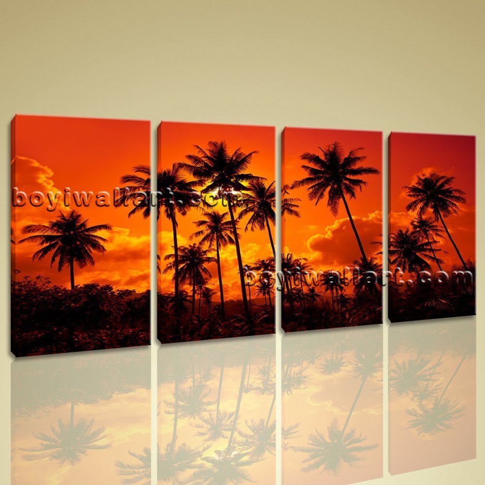Large Contemporary Wall Art Home Room Decor Landscape