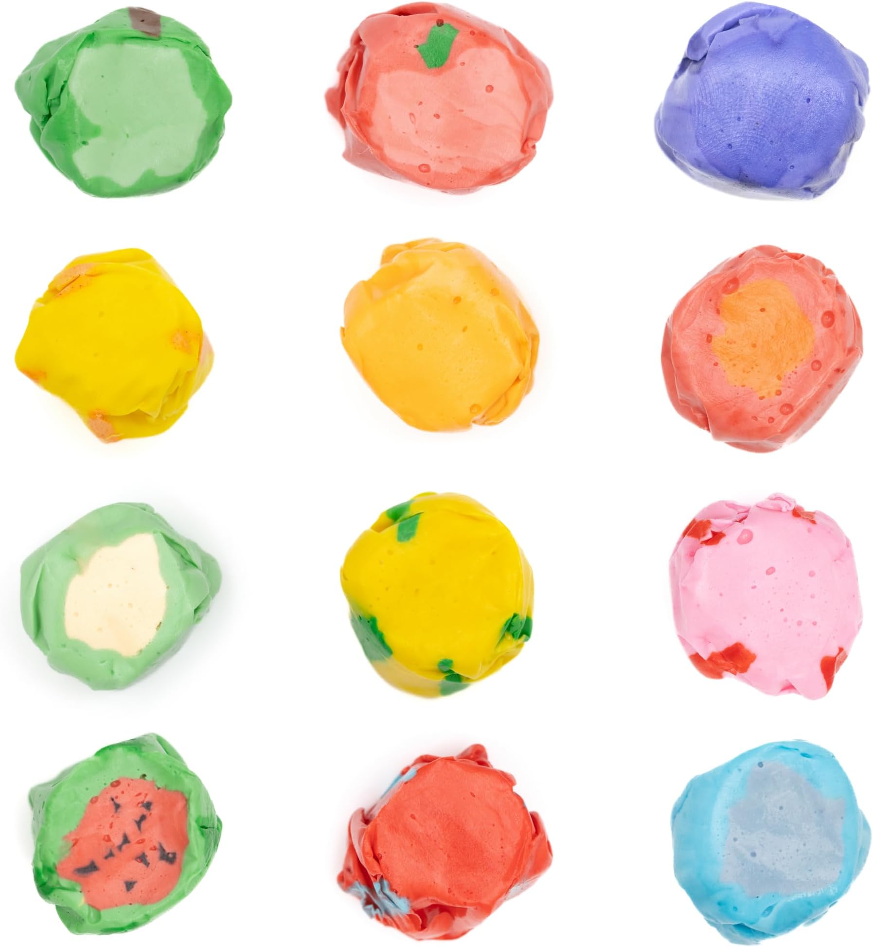 Taffy Shop Fruit Favorites, Salt Water Taffy – Assorted Gourmet Candy Variety Pack, Bulk Sweet Snack, Fresh & Gluten-Free, 60 Individually Wrapped Pieces (14oz)
