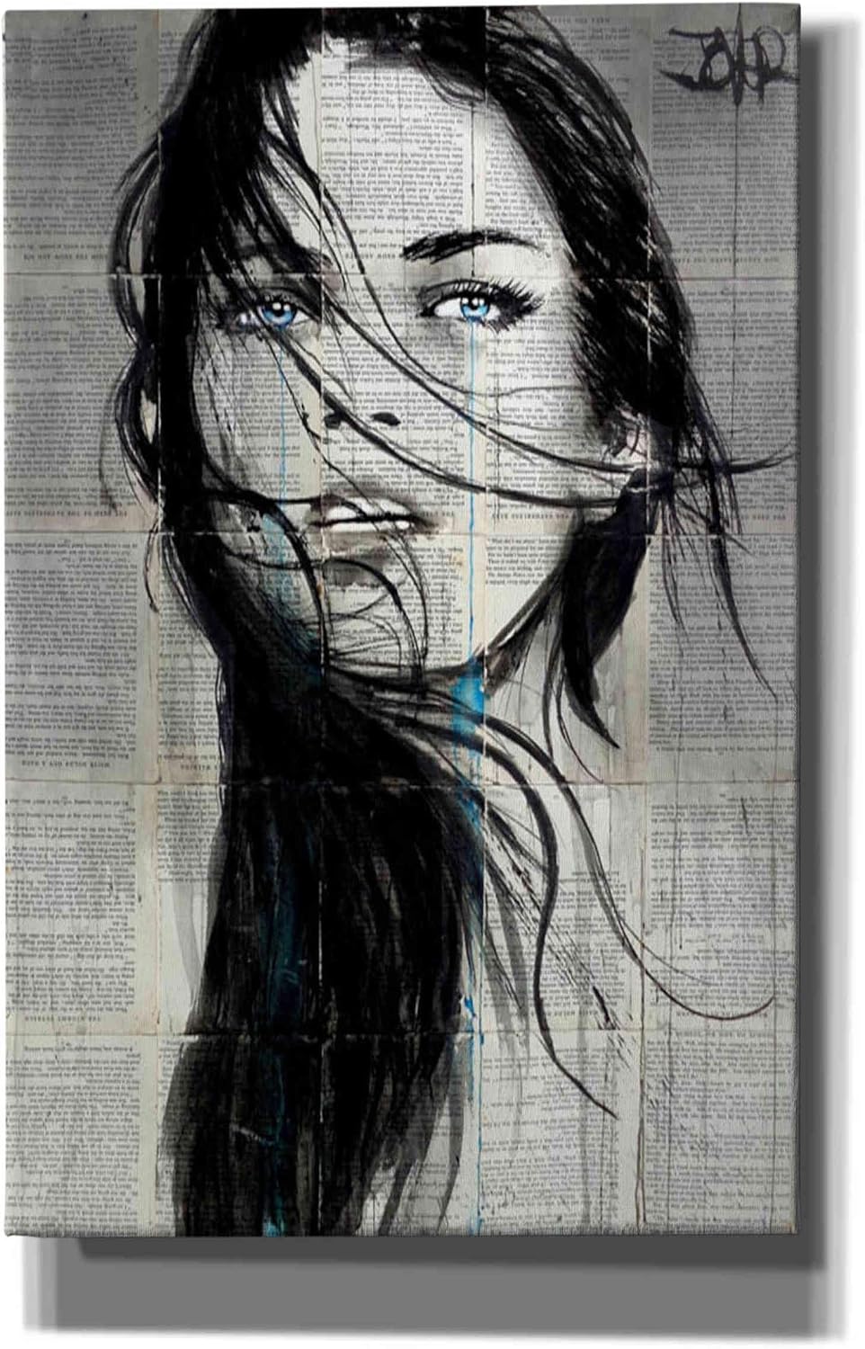 Epic Graffiti 'Apache' by Loui Jover, Canvas Wall Art, 12"x18"