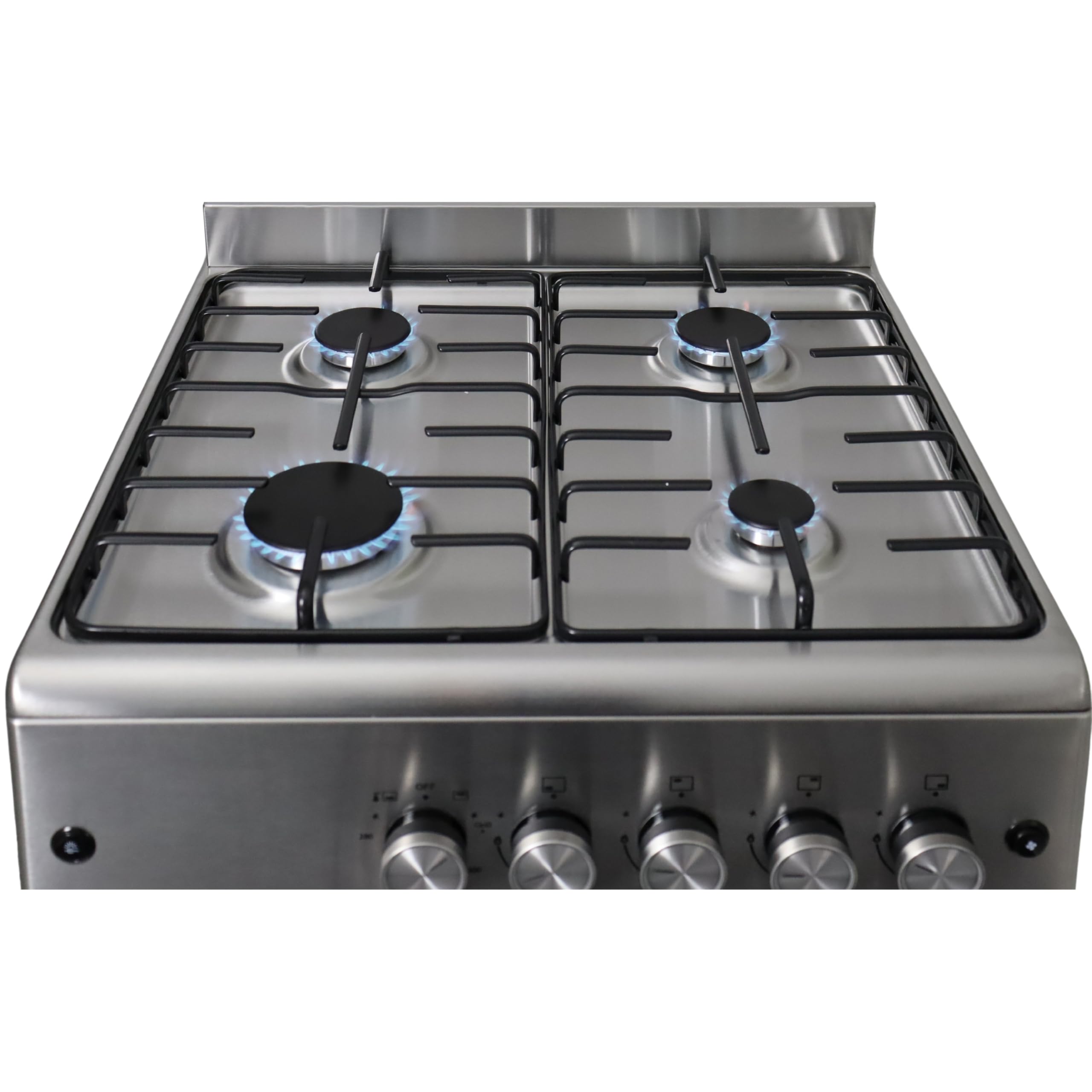 Gasline Gasherd SHGG6060FGIX Edehlstahl 60cm Gasbackofen mit Thermostat und Umluft