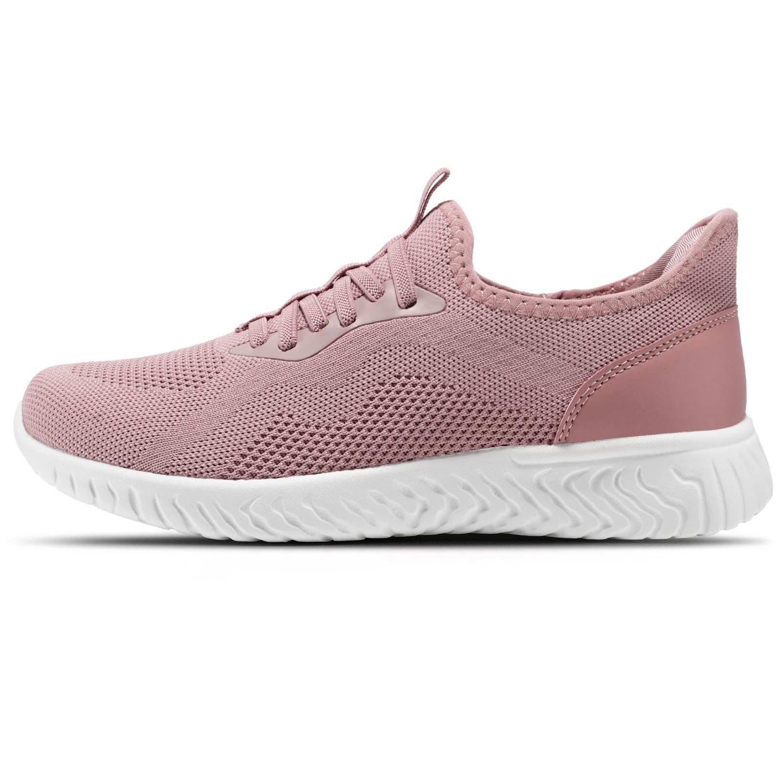 STQ Basket Femme Chaussures de Marche Mode et Sport pour Femmes Respirant sans Lacet Confort Chic Enfiler Legere Running Tennis Gym Jogging Slip on Basquette Fitness Travail Course Outdoor Sneakers