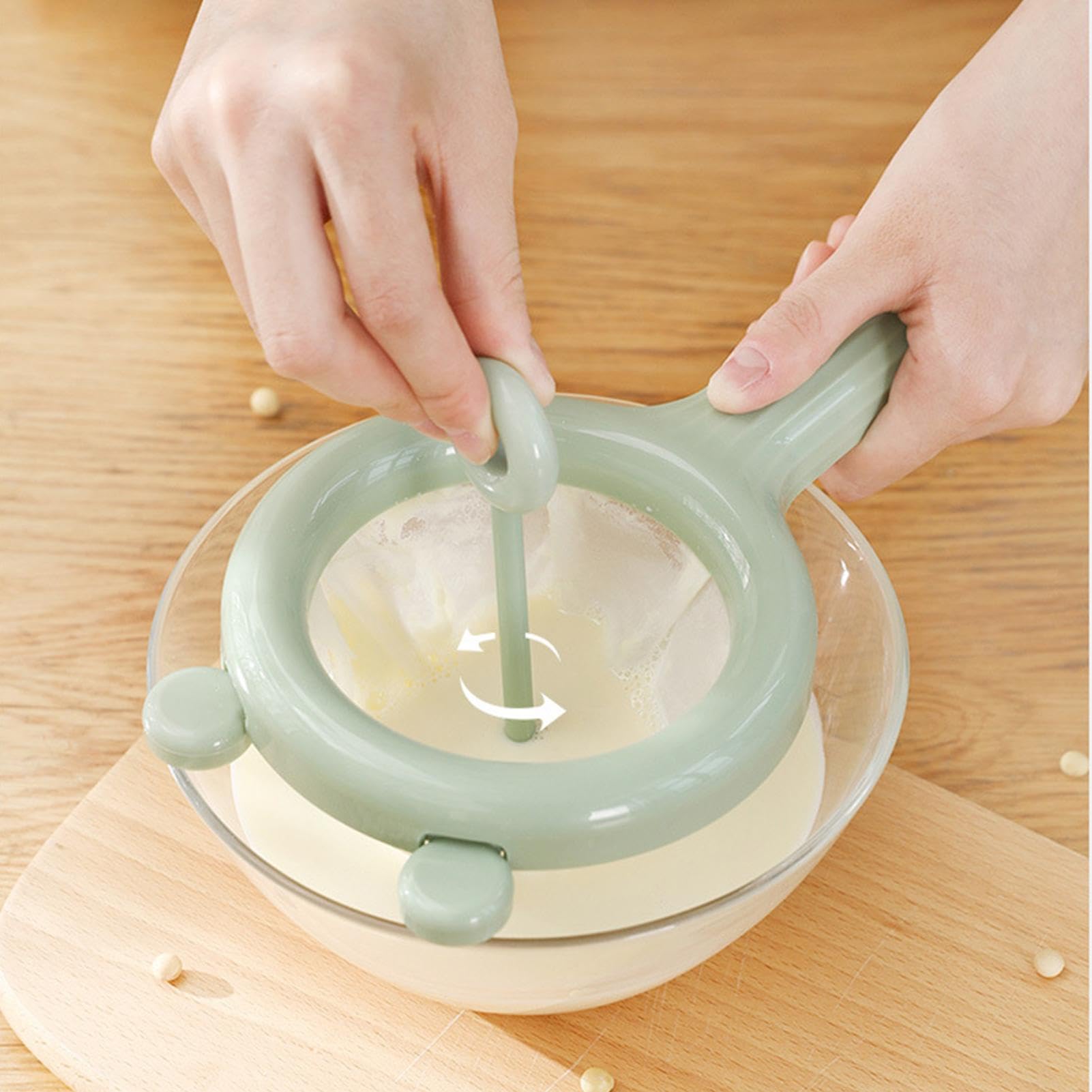 Mehlsieb Set 3-tlg. - Mit Langem Griff In Grün