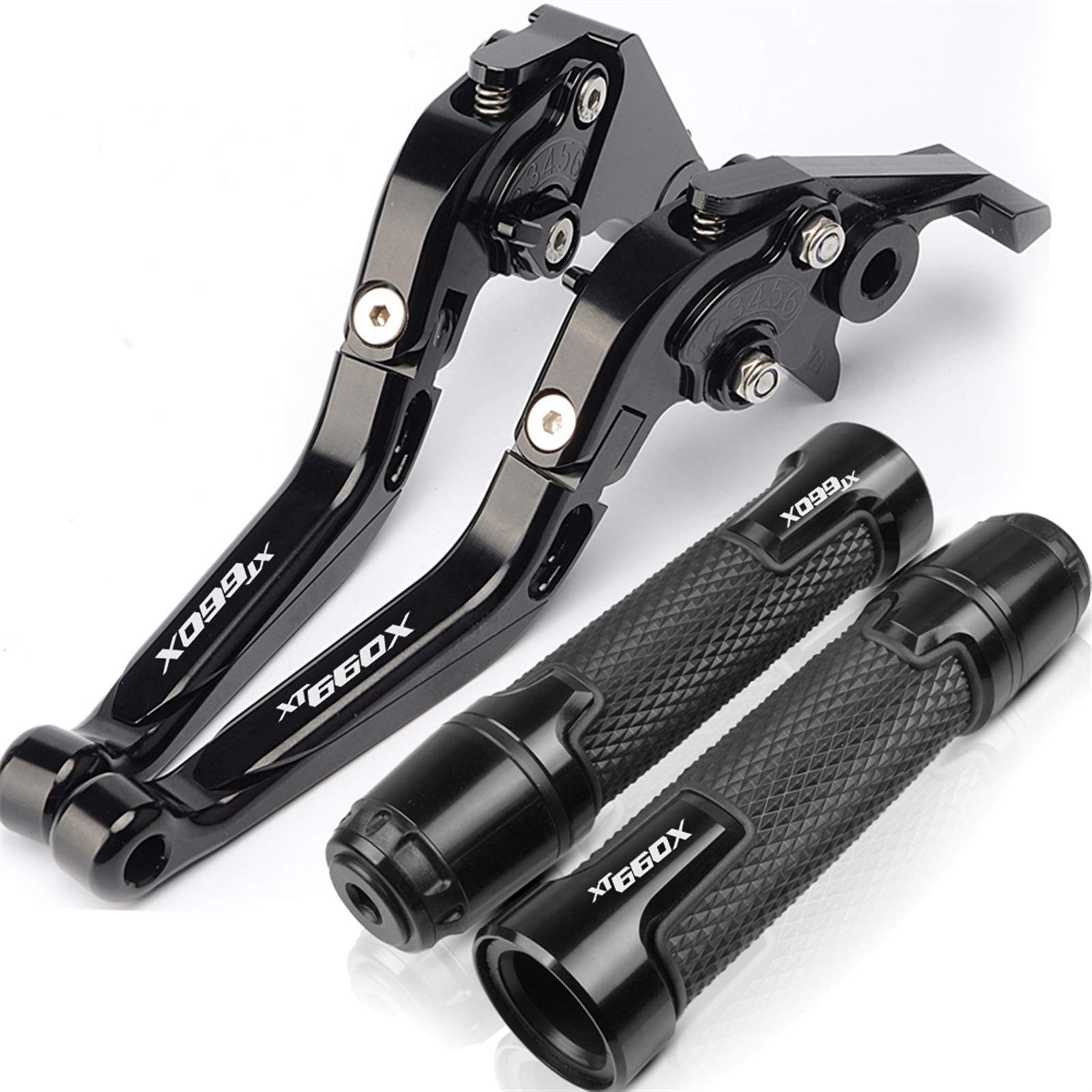 Verstellbare Brems- & Kupplungshebel Für Yamaha XT660X (2004-2017) - Faltbar, CNC-Alu, Gold