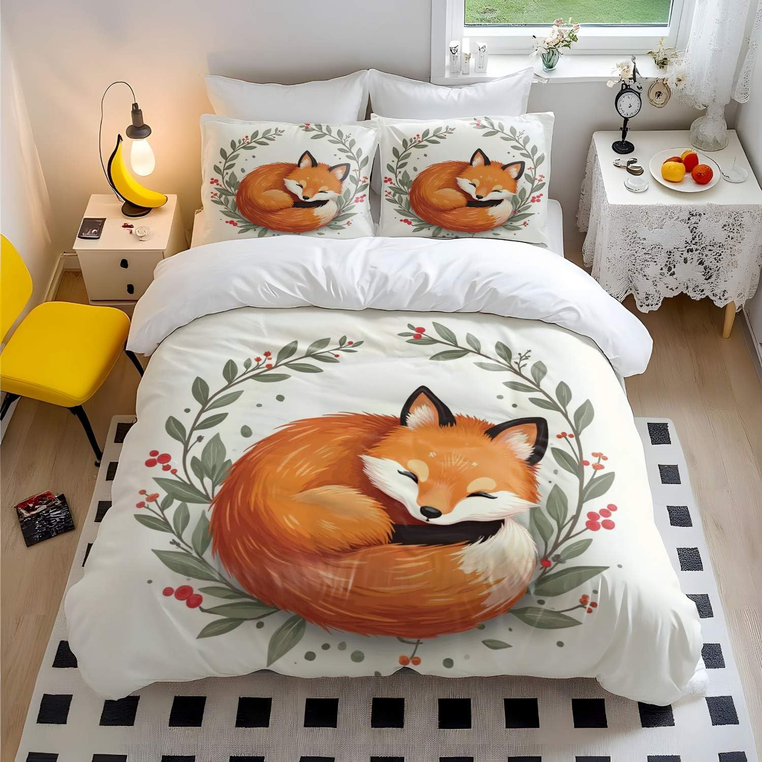 Housse de couette ronde Serene lit simple : finis les draps rêches pour votre enfant