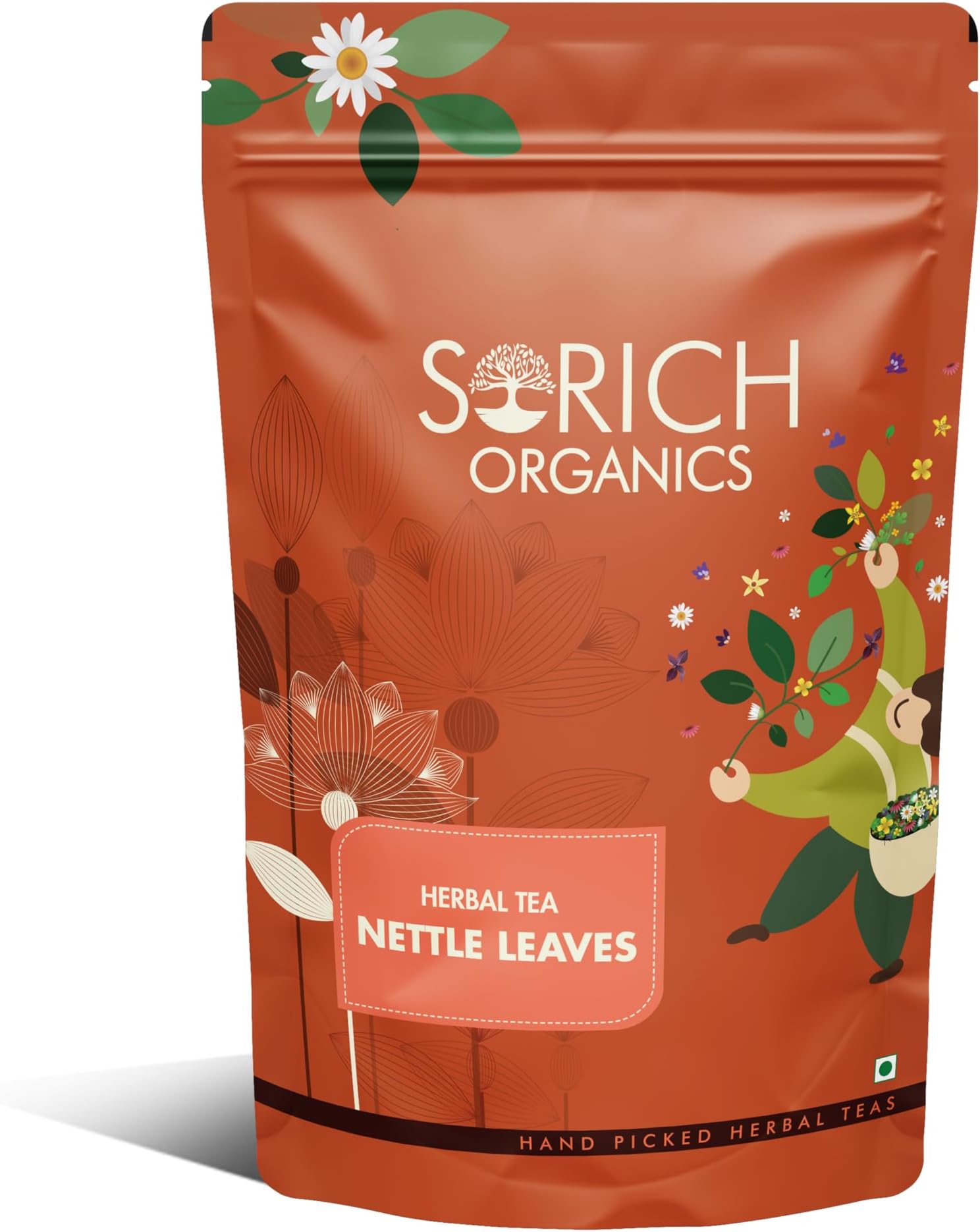 Sorich Organics Dry Nettle Leaves 100Gm|Dried Stinging Nettle Leaf, Loose Leaves|Urtica Dioica|Controls Blood Sugar|Reduces Inflammation, Body Pain|Rich In Antioxidants