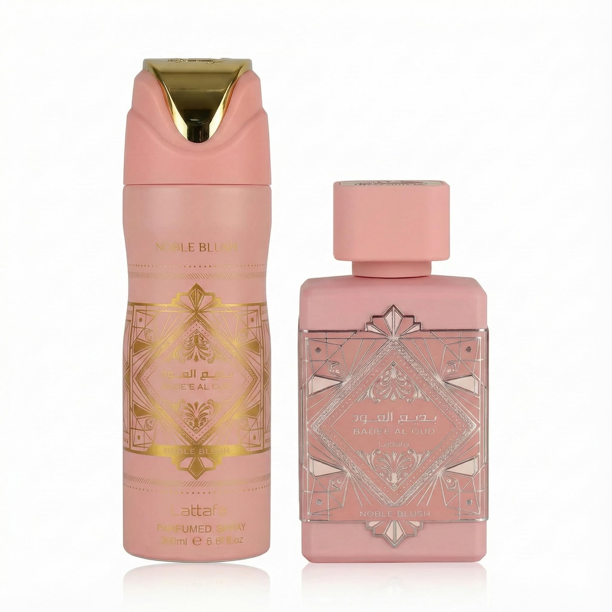 Amazon.com : Lattafa Badee Al Oud Noble Blush 2 Pcs Gift Set With