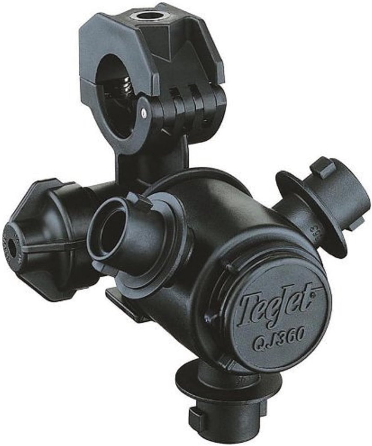 TeeJet QJ363C-1-NYB ウェットブーム用ノズルボディ - 3つのスプレーアウトレット(1インチパイプ)