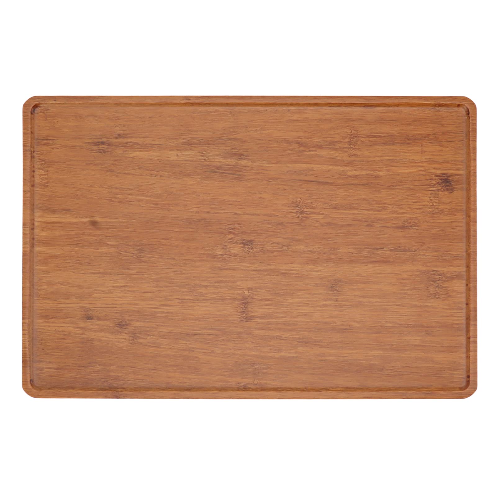 Jeanoko Plateau à Pain, Assiette de Service en Bambou au Joli Design, Large Application pour la Maison (Grand : 50 X 35 X 10 cm / 19,7 X 13,8 X 3,9 Pouces)
