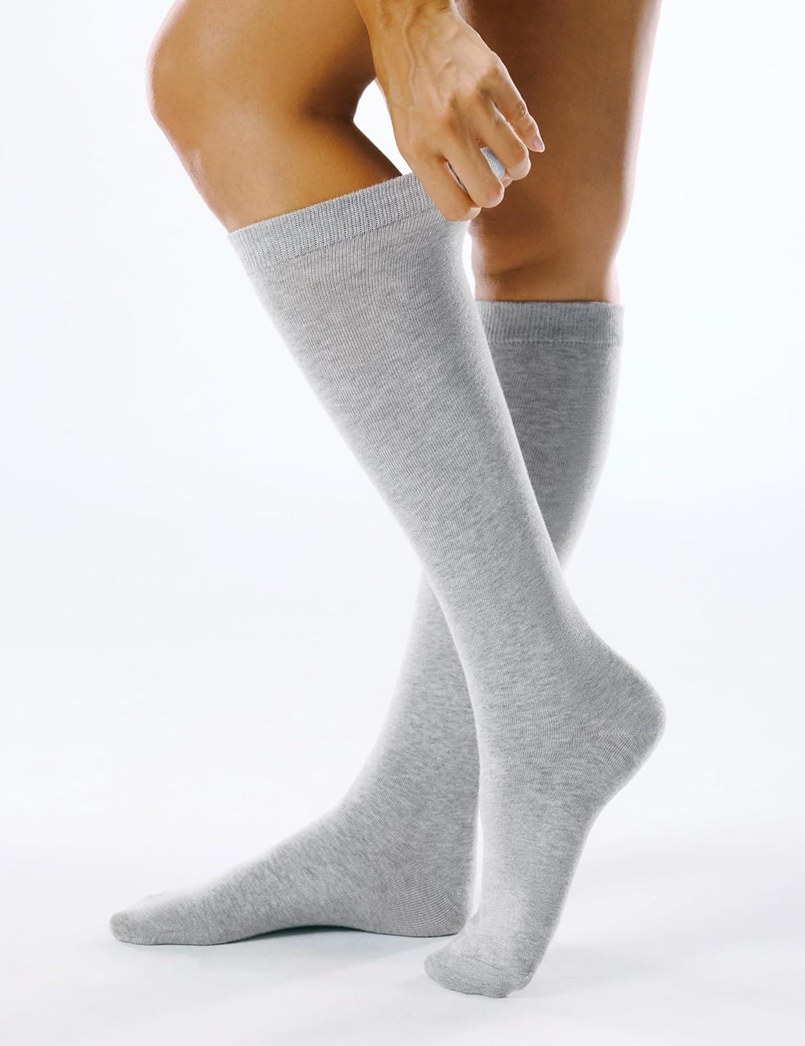 FITRELL Women's Knee High Socks Outdoor Sport Athletic Socks Casual Stripe Tube Socks 1-4 Pack - Image 6