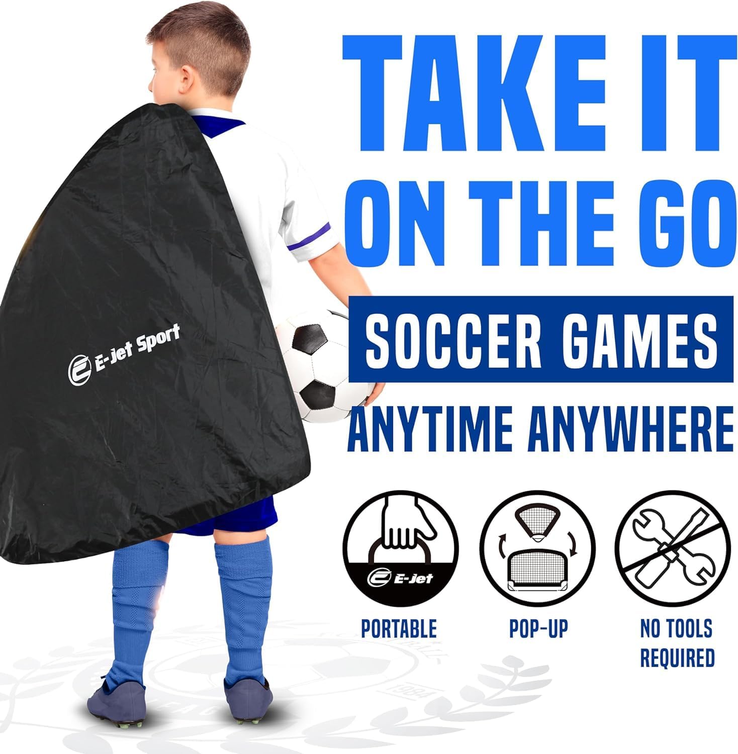 Soccer Goals Soccer Net - Kids Pop-up Football Goals for Backyard Practice & Training, Portable