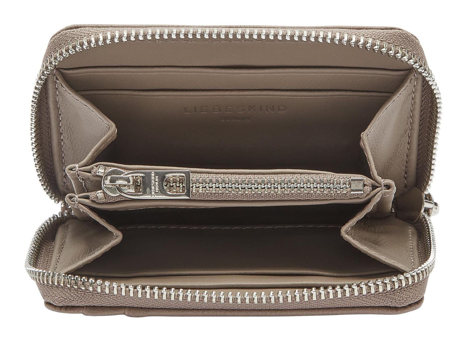 LIEBESKIND Berlin Cuero Monedero Eliza Wallet Neutral Grey marrón Topo