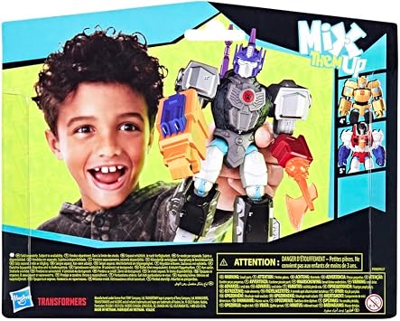 Transformers MixMashers Optimus Prime özel kombine edilebilir Deluxe aksiyon figürü ve aksesuarları