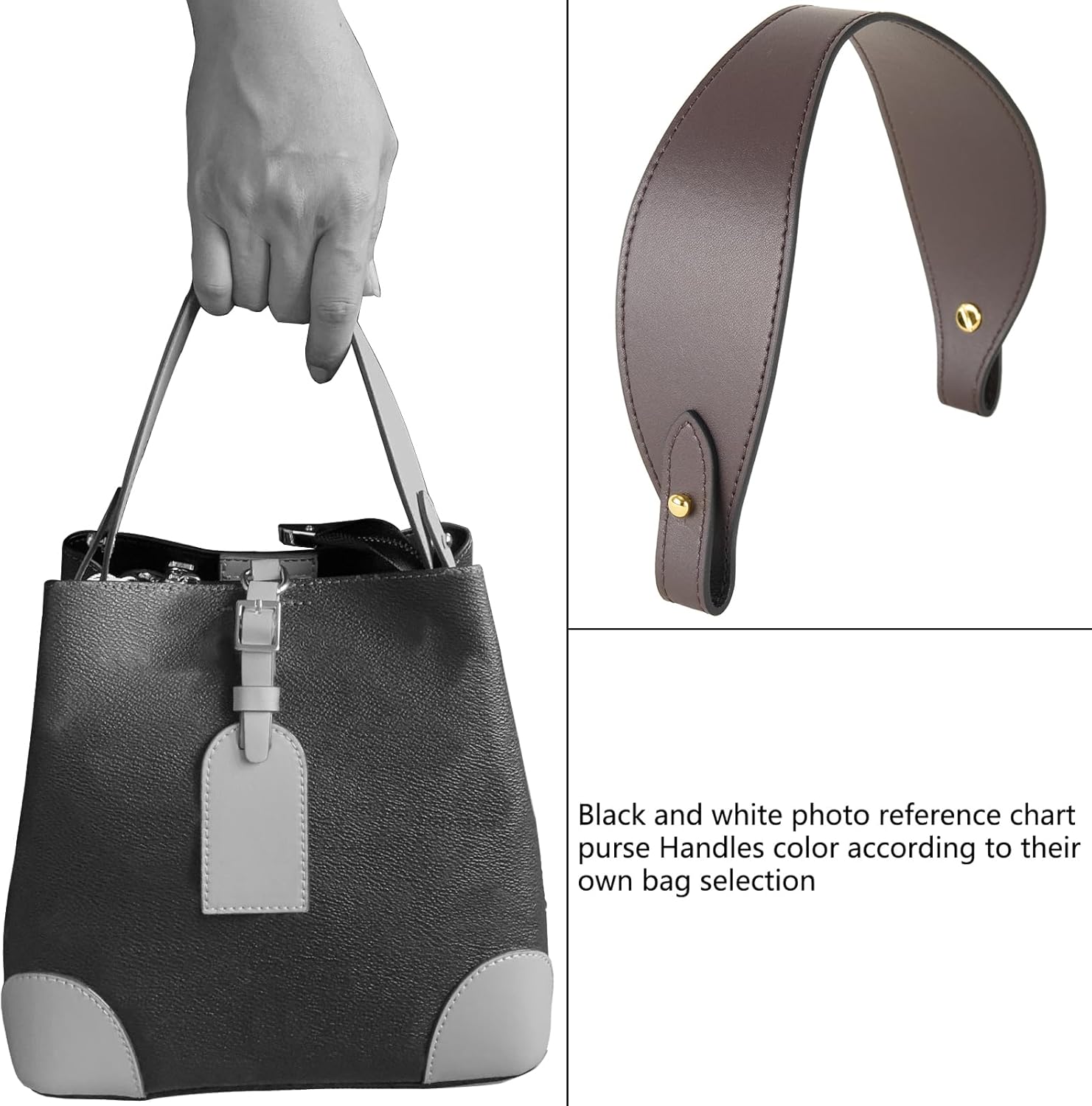 Genuine Leather Braided Handle compatible with Neonoe Strap for Metis Noe BB NM Beaubourg Hobo
