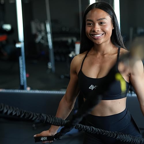 Miniatura 4 de Resistance Cord Strength System, with Interchangeable Handles, Protective Nylon Sleeves, Foot Straps, Anchor Straps, and Carrying Bag. Perfect for