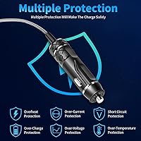 Vista 6 de TAIFU Cable de alimentación de 12 V/24 V CC para refrigerador de coche para Euhomy CFC-18, BougeRV CR22, Alpicool C15, ICECO GO20, Anker SOLIX