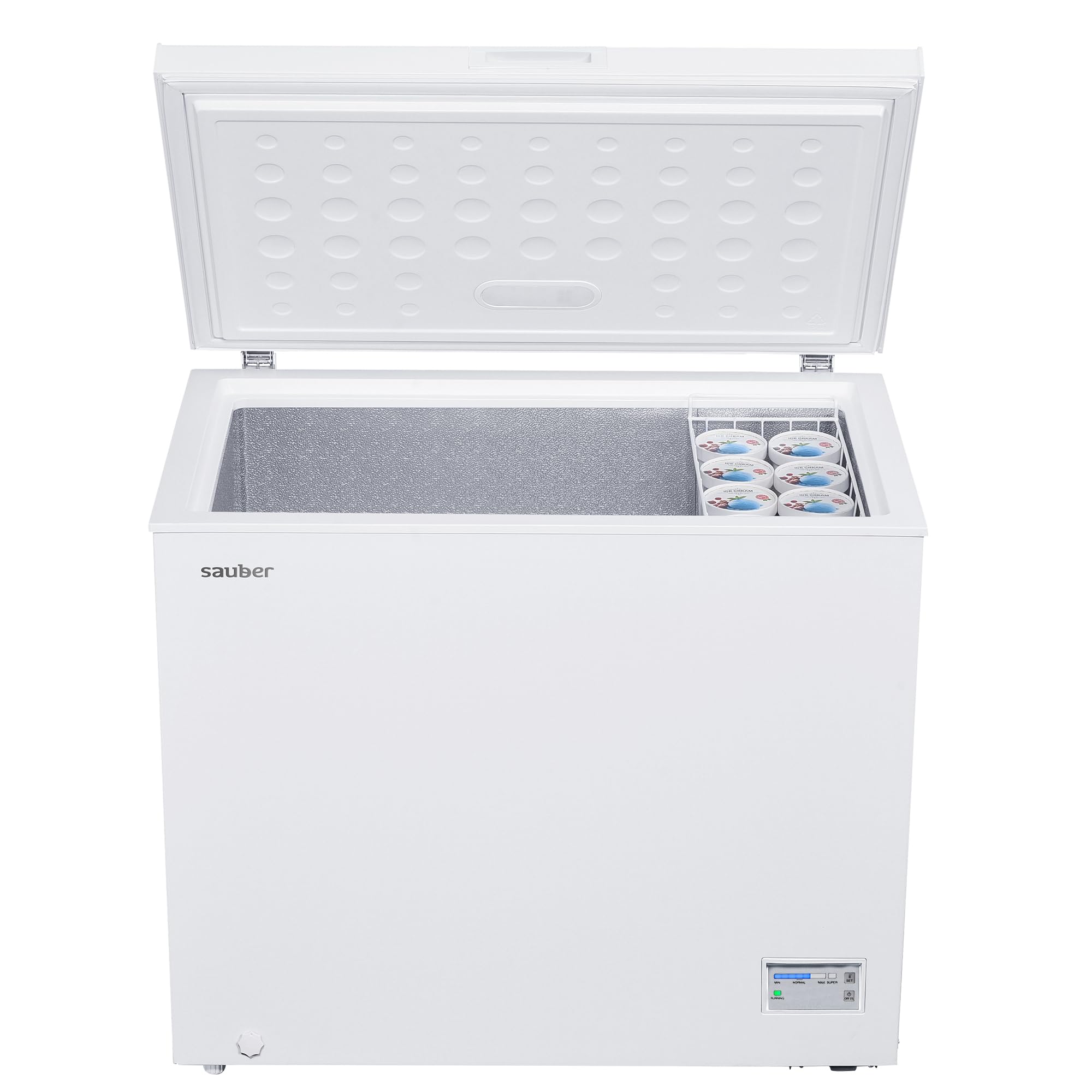 Sauber - Congelador Horizontal SERIE 5-CH251 24WH - Eficiencia energética: E - Ancho: 96 X 55 cm - 251 litros - - Luz LED en PUERTA - ENTREGA Y RETIRADA USADO EN DOMICILIO INCLUIDA