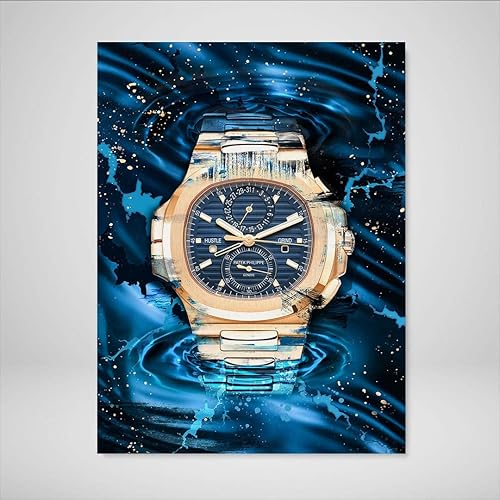 Patek Philippe Nautilus Chronograph inspired Patek Philippe Stretched Canvas Wall