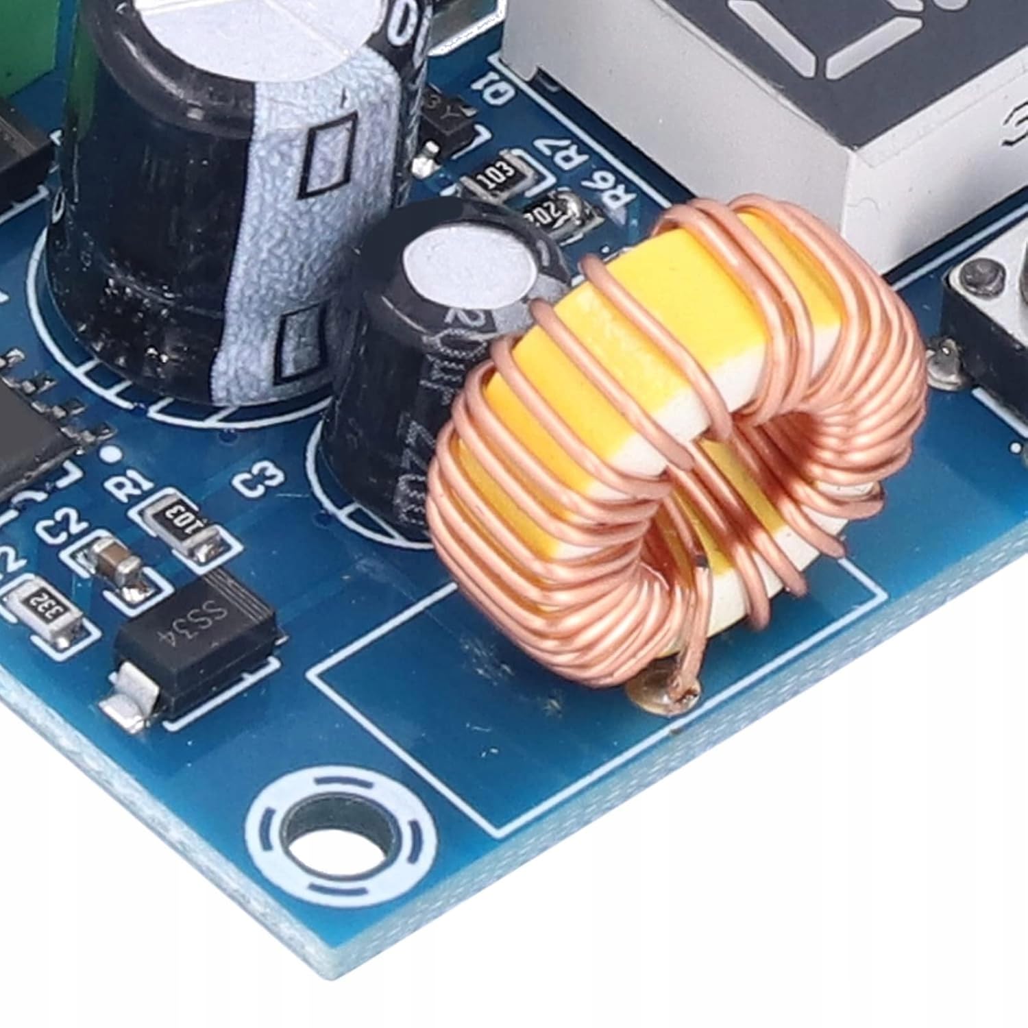 Rosfix Moduł ochronny akumulatora XH-M609 - 12/24V DC, wejście 8-36V | Przekaźnik 20A, wyświetlacz napięcia | automatyczne zabezpieczenie przed rozładowaniem | Akcesoria elektroniczne samochodowe