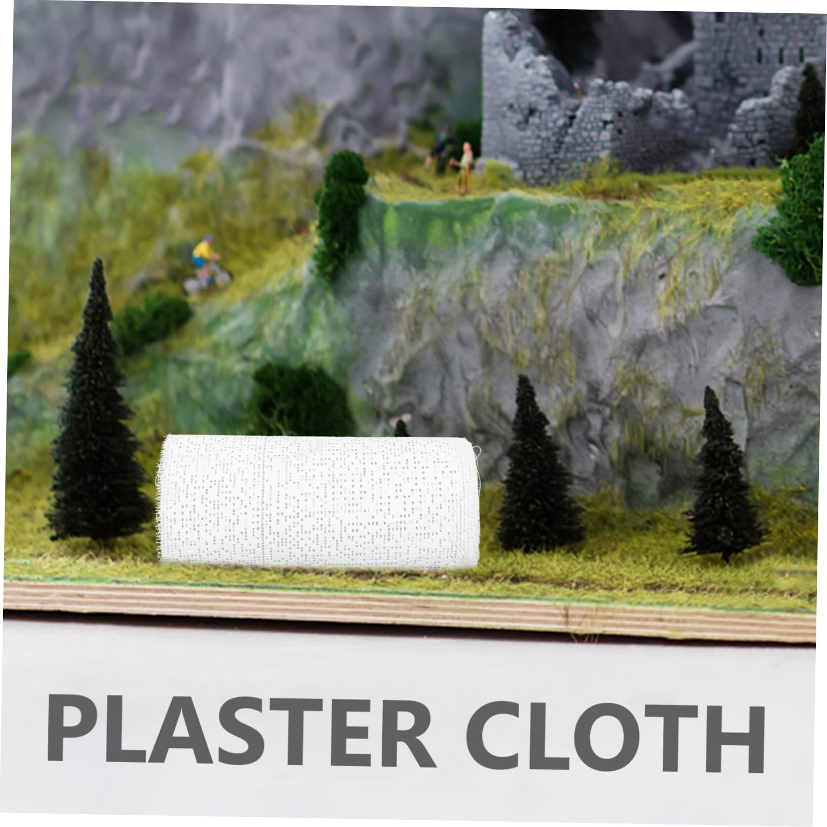 NUOBESTY 5 Rollos Modelo De Tela Que Forma Paños De Yeso Duraderos Material Para Forma a La Montaña Banda De Gasa De Yeso Material De Construcción De Paisajes Tela De Yeso