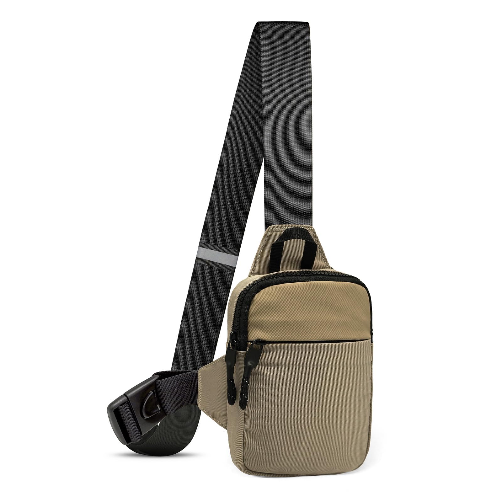 LKEX Mini Sling Bag Men Small Crossbody Bag Women Fanny Packs Casual Personal Pocket Bag Backpack Phone Chest Bag