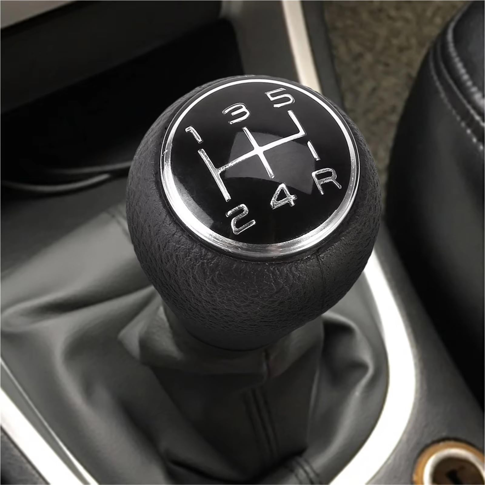 Pomello Cambio Auto Compatibile con CITROEN Per C1 C3 C4 Pomello Del Cambio Manuale A 5 Marce Per Auto Leva