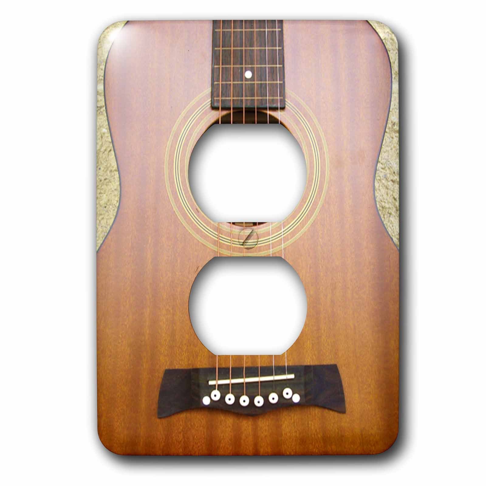 Guitare 2 prises plaque de remplacement pour habiller vos murs lsp_50894_6
